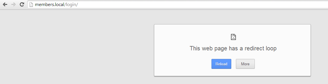 What a Redirect Loop Looks Like